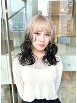 ヲタク(wotaku.)&nbsp;ルーツカラーフェイクブラックホワイトシルバーデザインカラー
