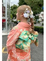 パーティー PAR-TY 芦屋店 【ヘアアレンジ】あみおろしスタイル【着付け】