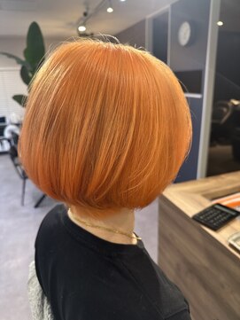 フラッグ(flag) ブリーチオンカラー(オレンジ)