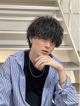 アビー ランシェル(ABEY LENCIEL)の写真/【メンズパーマ比率80%以上!!】ダメージが気になる方はケアパーマもおすすめ◎毎朝のセットも楽ちん♪