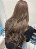 透明感カラー+髪質改善トリートメント