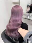 12674髪質改善ラベンダーパープル艶髪ラベンダーミルクティー