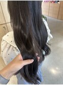 10代20代30代大人可愛い韓国風ブルーブラックヨシンモリヘア