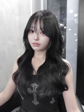 ラベル 渋谷(LAVEL) ワンホンレイヤー/韓国コテ巻きスタイル