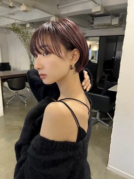 アビー(ABBEY4) 暖色カラー/丸みショート/.ショートボブ/ショートレイヤー