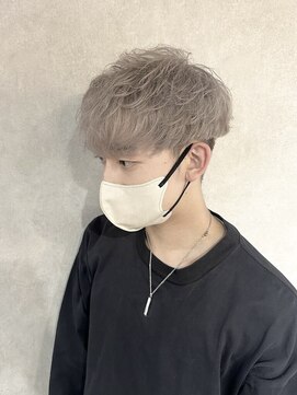 シアン 京都 烏丸店(CYAN) 【CYAN】#メンズ#メンズカット#ホワイトベージュ