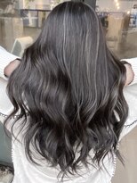 ベルヘアーデザイン 堺東(Belle hair Design)&nbsp;ハイライトレイヤーカットイルミナカラーグレージュオリーブ堺東