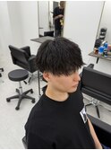 ツイストスパイラルパーマ　フェザーパーマ　メンズパーマ
