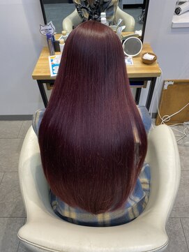 ニーフ(neaf) ブリーチ無しボルドーカラー