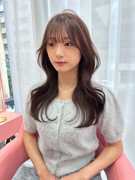 ボタン シブヤ(VOTAN SHIBUYA) くびれヘア/顔まわりカット/前髪あり/韓国ヘア/レイヤーカット