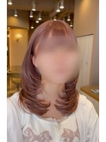 ビューティーガレージ カワゴエ(Beauty Garage Kawagoe)&nbsp;【森田限定】バタフライレイヤー×ラベンダーピンク