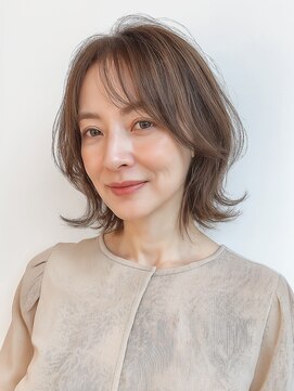 ヘアーメイク ピグレット(HAIR MAKE PIGLET) くびれレイヤーボブ30代40代50代髪型顔型に合わせたご提案