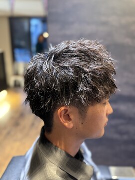 エクファフォーメン(EX-FA FOR MEN) サーフカール/スパイキーショート/ブルーブラック/瀬田