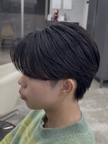 エデアンホンテン メンズサロン(EDEAN 本店 (旧:EDEAN 上通)) センターパートニュアンスパーマフェザー熊本メンズパーマ