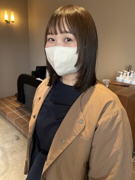 カウ(CAWE) beige× bob