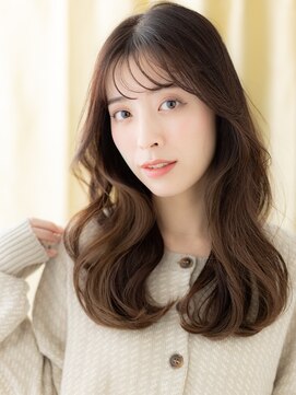 カバーヘア ブリス 川口(COVER HAIR bliss) ヘーゼルブラウン毛先パーマ小顔韓国風巻きロングY川口30代40代