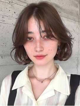 アンドレイ 表参道(andrey) 黒髪カタログ/クラゲヘアー/オリーブグレー/表参道