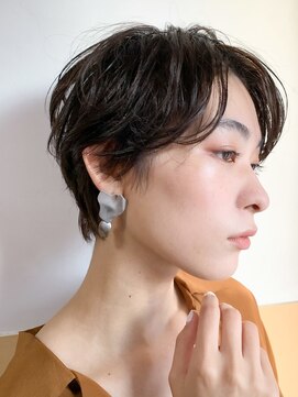 オーリーエトワ 御器所(oorry.etwa) 【OORRY.etwa】くせ毛風ハンサムショート