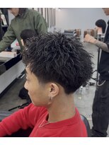 ザ クロー(THE CROW)&nbsp;スパイキーショート＋ピンパーマ