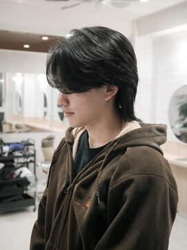 メレ 仙台(Mele) メンズウルフスタイル/センターパート20代～30代［仙台］