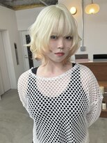 リヴ オオサカ(LIV OSAKA)&nbsp;ホワイトブロンド/ボブレイヤー/似合わせカット/ブリーチ/梅田