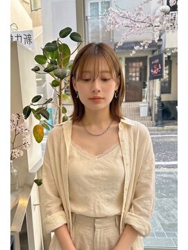 トレ(tre.) 髪質改善 レイヤースタイル 大人可愛い