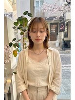 トレ(tre.) 髪質改善 レイヤースタイル 大人可愛い