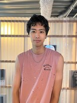 PARKiiiNG 心斎橋　ブリーチ/ダブルカラー/パーマ/メンズ【パーキング】&nbsp;ニュアンスパーマ