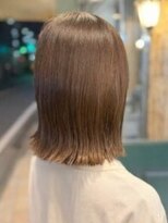 ナフィ バイ エイム 町田店(Nafie by eim)&nbsp;切りっぱなしボブ/外ハネボブ/ハニーベージュ/フォギーベージュ