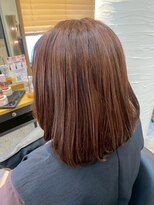 ヘアリゾート粋 トゥジュ 池袋東口店(tujuh)&nbsp;オレンジブラウン/ミディアムヘア