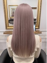 アテバイルイス 喜連瓜破(ATE by luis)&nbsp;ピンクベージュ×艶サラロング