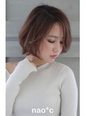【奈良/富雄nao*c】大人かわいい小顔☆ナチュラルふわっとボブ