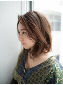 前髪無し×ミディアムボブ【関内　馬車道】