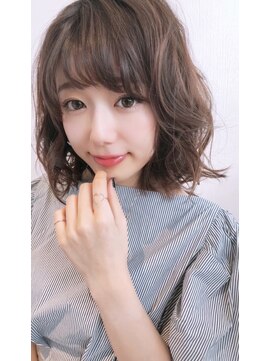 ネイロ 錦糸町(NeiRo) ボブカーキグレージュマッシュショート大人かわいい