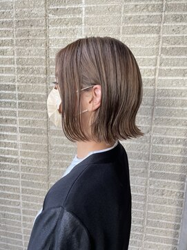 クイントネオリーブ 自由が丘正面口店(quint:neolive) シナモンベージュ×切りっぱなしボブ