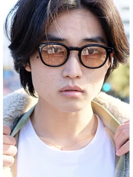 ラレイ(Lalei) 【ささき】かき上げセンターパート×ニュアンスパーマ