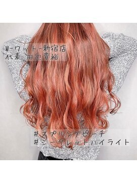 ワット 原宿店(W) 【W-ワット-原宿店 】韓国風☆スプリングピーチ