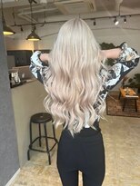 メリー オオサカ(Merly Osaka)&nbsp;超ハイトーンダブルカラー_超ロング×シルキーホワイト_