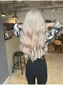 超ハイトーンダブルカラー_超ロング×シルキーホワイト_