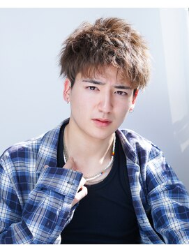 アクロス 原宿(AKROS) ツーブロックショート　爽やかアップバング