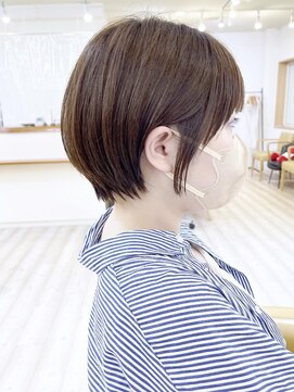 モリオ フロム ロンドン 成増店 【morio成増 芹澤】丸みショートボブ グレージュカラー