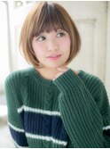 mod's姪浜/ユニセックス外国人風大人ハイライト前下がりボブg