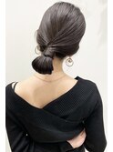 《e's イーズ鎌倉》大人っぽいタイトなヘアアレンジ/ヘアセット