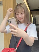 シィーム(cime) ホワイトベージュ ベージュカラー ダブルカラー