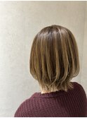バレイヤージュ×外ハネボブ【TELA HAIR 南流山】