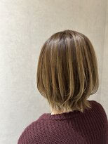 テーラ 南流山店(TELA) バレイヤージュ×外ハネボブ【TELA HAIR 南流山】