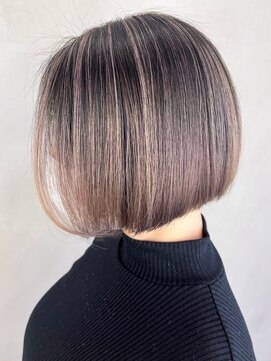 ディーバ 藤沢(D.I.E.V.A) 30代40代50代大人艶髪ショートボブ髪質改善ピンクベージュ前髪