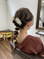 ヘアーアンドスパ ルーチェ(hair&spa Luce)&nbsp;編みおろしヘア