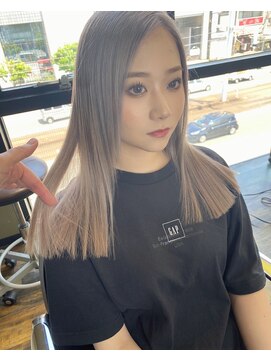 ガルボ ヘアー(garbo hair) ハイトーン ケアブリーチ シルバーベージュ 10代 20代