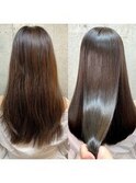 髪質改善で作る美髪ストレート　新宿/縮毛矯正/前髪カットULTOWA